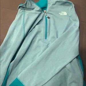 North Face half zip pullover